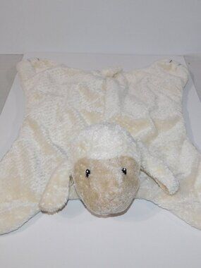 Gund Comfy Cozy Lamb  Security Blanket Mat 5865 Cream Tan 23" Plush Baby Lovey